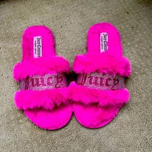 Beautiful bling juicy couture slippers